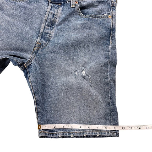 Levi’s 501 ORIGINAL HEMMED 9" MEN'S SHORTS Size 33 - Picture 12 of 15